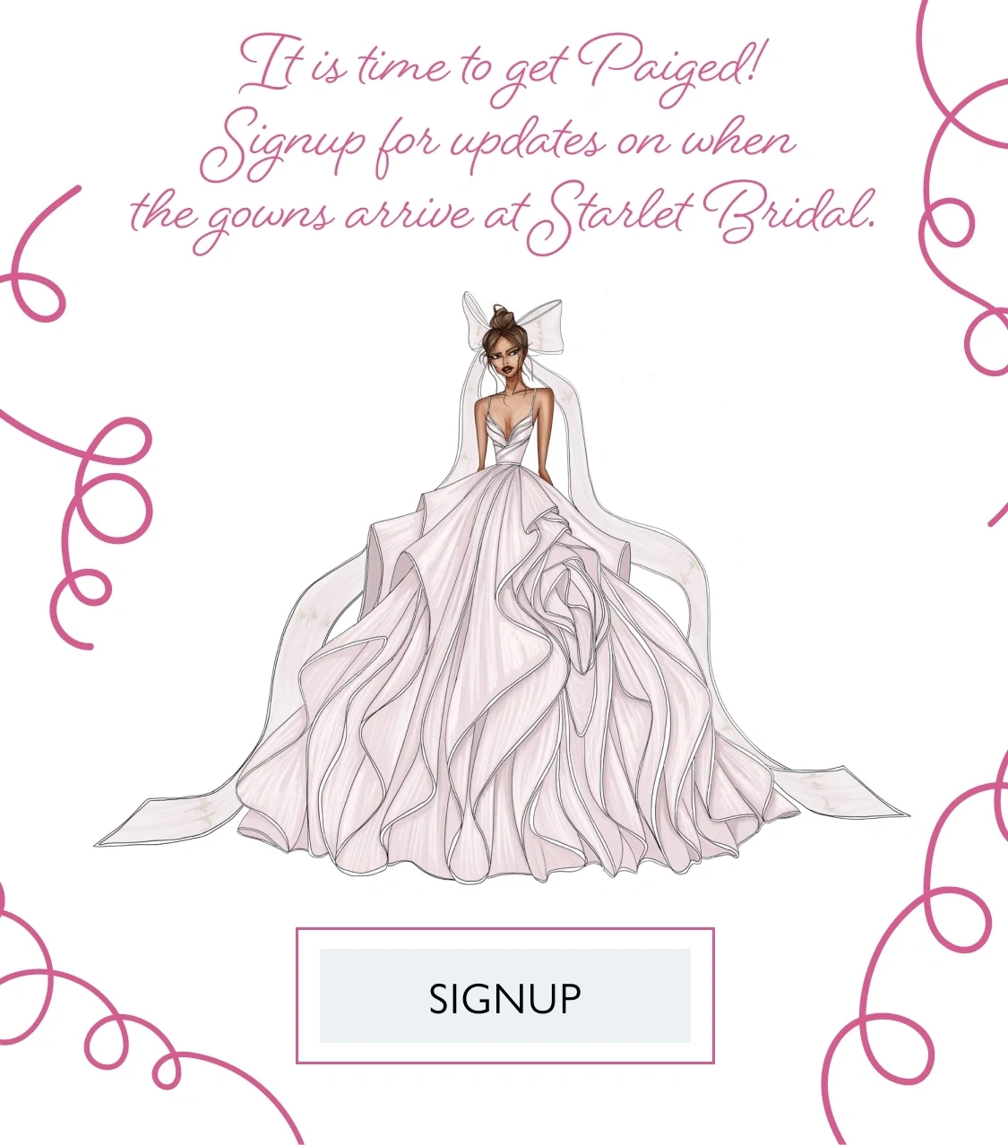 Hayley Paige announcement mobile banner